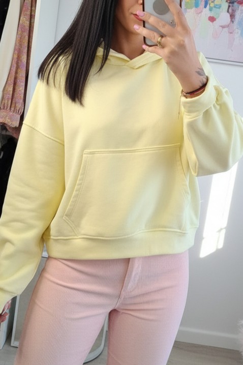 Dukserica RIVROLDA YELLOW, Boja: žuta, IVET.HR - MODERNA ODJEĆA