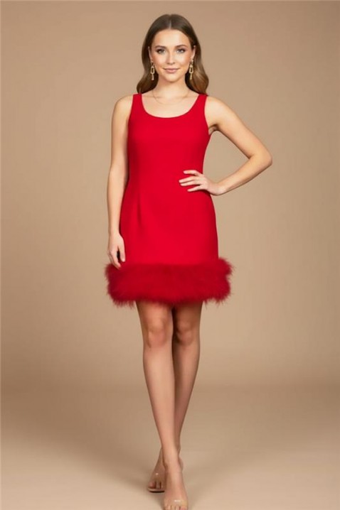 Haljina HOLINZANA RED, Boja: crvena, IVET.HR - MODERNA ODJEĆA