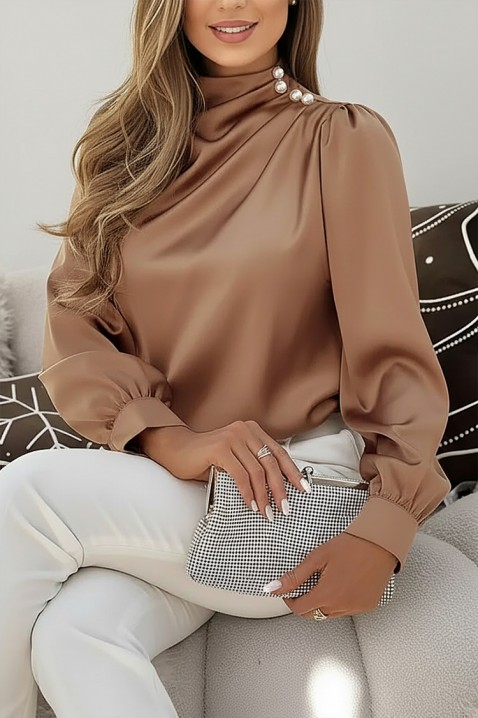 Ženska bluza NERLENZA BEIGE, Boja: bež, IVET.HR - MODERNA ODJEĆA
