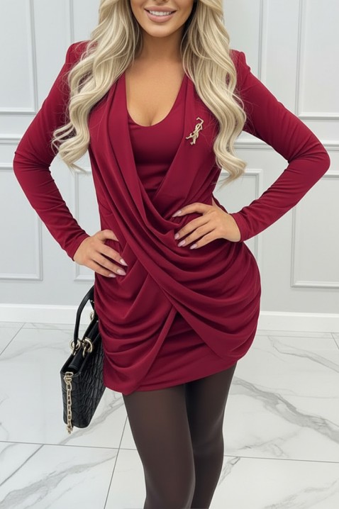 Haljina GLOVERDA BORDO, Boja: bordo, IVET.HR - MODERNA ODJEĆA