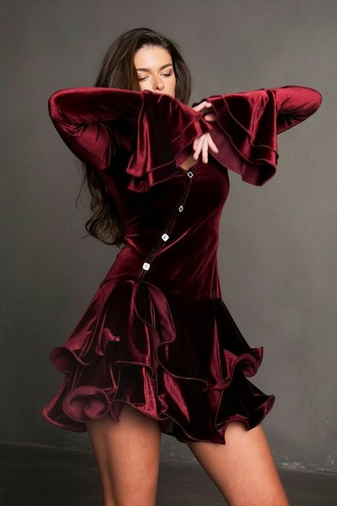 Haljina VERLIANA BORDO, Boja: bordo, IVET.HR - MODERNA ODJEĆA