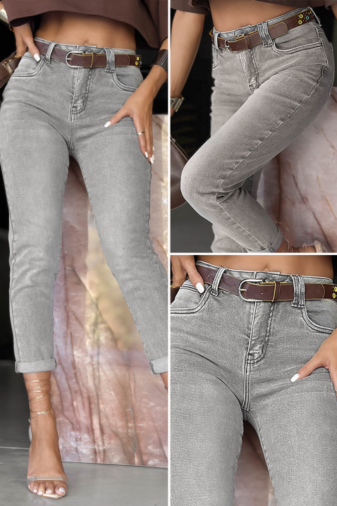 Traperice BELONDIZA, Boja: siva, IVET.HR - MODERNA ODJEĆA