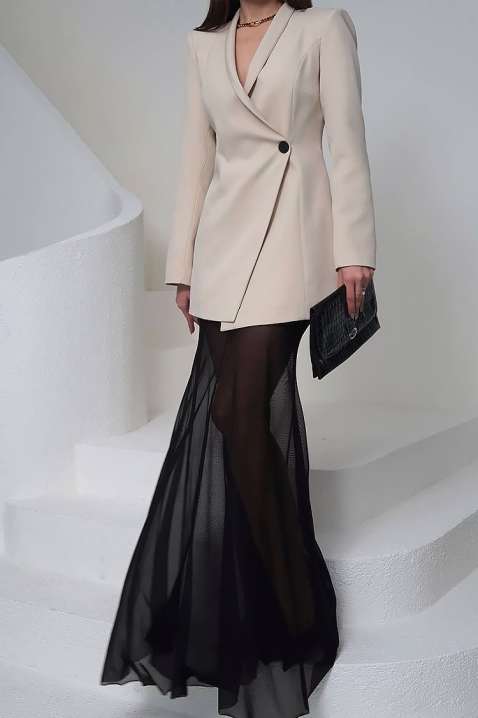 Komplet ZAFRINZA ECRU, Boja: drap, IVET.HR - MODERNA ODJEĆA