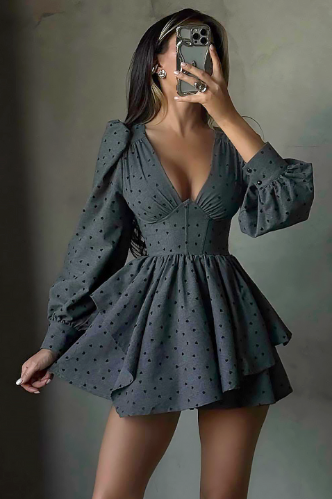 Haljina VURLENDA, Boja: siva, IVET.HR - MODERNA ODJEĆA