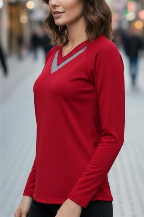 Ženska bluza RIONELDA RED, Boja: crvena, IVET.HR - MODERNA ODJEĆA