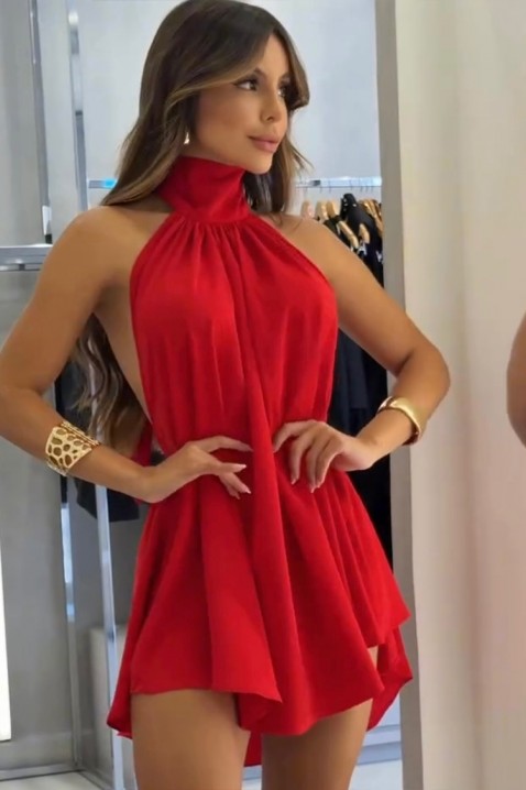 Haljina ESMERALZA, Boja: crvena, IVET.HR - MODERNA ODJEĆA