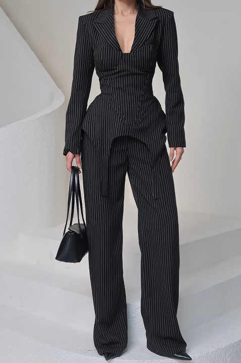 Komplet GERIMERZA BLACK, Boja: crna, IVET.HR - MODERNA ODJEĆA