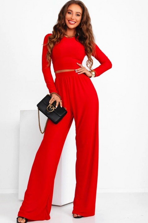 Komplet SHAPRELZA RED, Boja: crvena, IVET.HR - MODERNA ODJEĆA