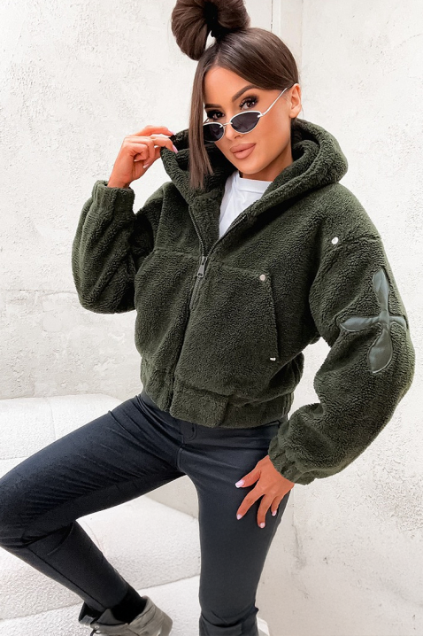 Jakna ALOLNINZA KHAKI, Boja: kaki, IVET.HR - MODERNA ODJEĆA