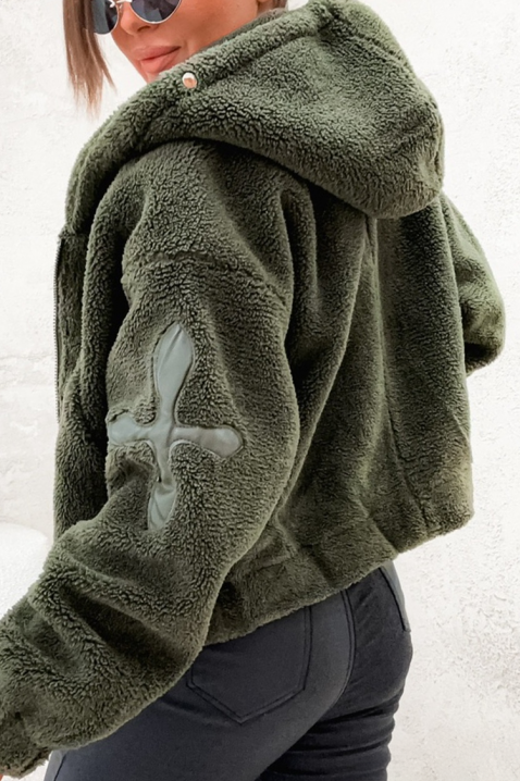 Jakna ALOLNINZA KHAKI, Boja: kaki, IVET.HR - MODERNA ODJEĆA