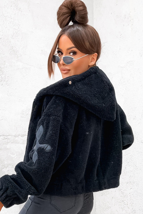 Jakna ALOLNINZA BLACK, Boja: crna, IVET.HR - MODERNA ODJEĆA