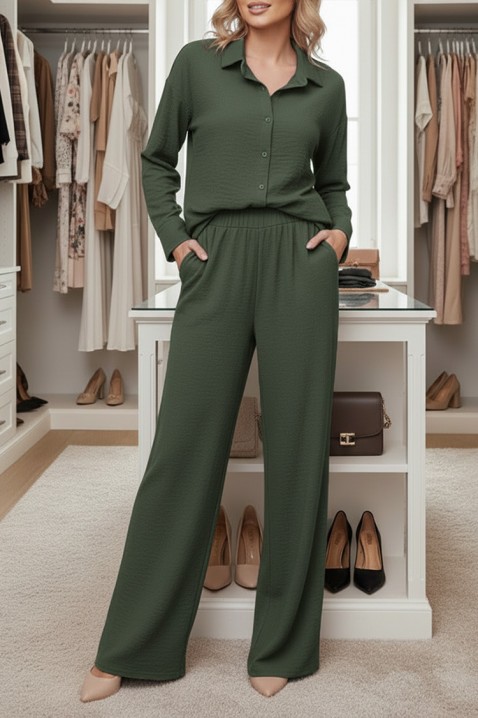 Komplet NRELONZANA KHAKI, Boja: kaki, IVET.HR - MODERNA ODJEĆA