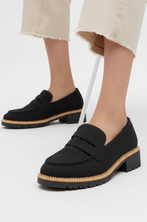 Ženske mokasine MOKANINZA BLACK, Boja: crna, IVET.HR - MODERNA ODJEĆA