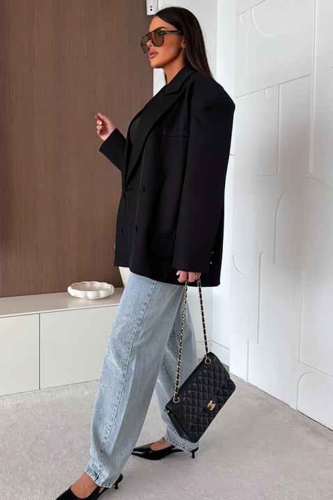 Sako DROPILZA BLACK, Boja: crna, IVET.HR - MODERNA ODJEĆA