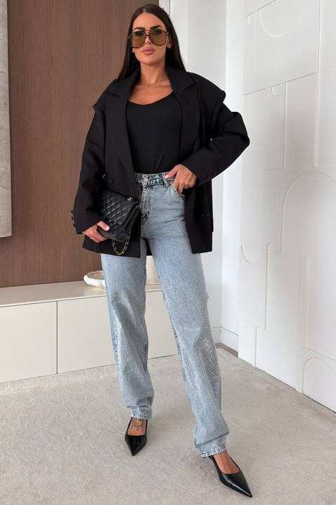 Sako DROPILZA BLACK, Boja: crna, IVET.HR - MODERNA ODJEĆA