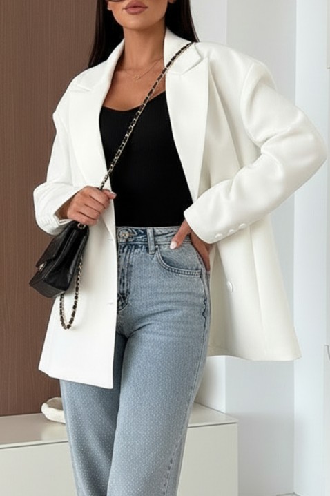 Sako DROPILZA WHITE, Boja: bijela, IVET.HR - MODERNA ODJEĆA