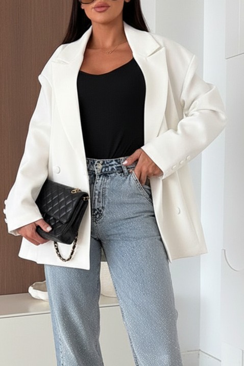 Sako DROPILZA WHITE, Boja: bijela, IVET.HR - MODERNA ODJEĆA