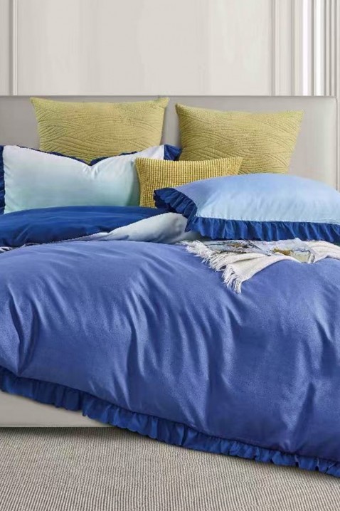 Komplet posteljina SIOGERY BLUE 200x220 cm pamuk - 3 dijela, Boja: plava, IVET.HR - MODERNA ODJEĆA