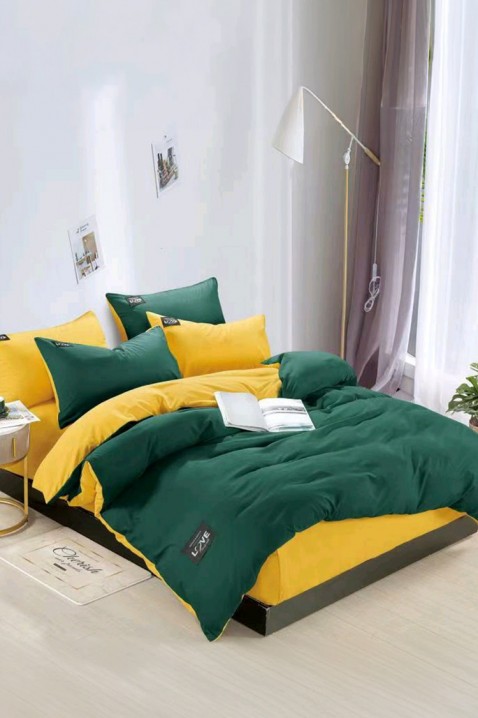 Komplet posteljina TRENILMY GREEN 160x220 cm pamuk - 3 dijela, Boja: zelena, IVET.HR - MODERNA ODJEĆA