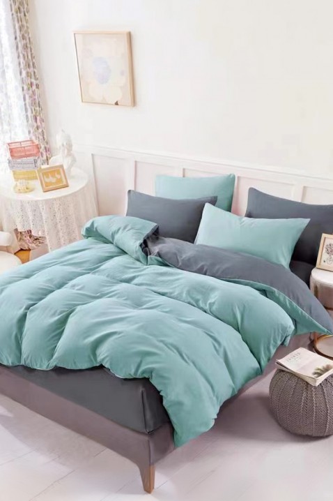 Komplet posteljina TRENILMY SKY 160x220 cm pamuk - 3 dijela, Boja: svijetlo plava, IVET.HR - MODERNA ODJEĆA