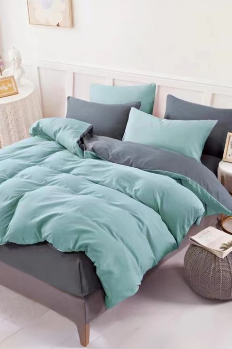 Komplet posteljina TRENILMY SKY 160x220 cm pamuk - 3 dijela, Boja: svijetlo plava, IVET.HR - MODERNA ODJEĆA