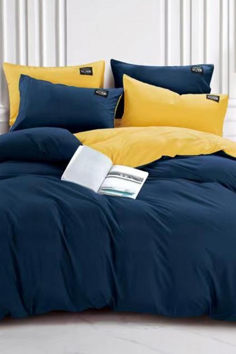 Komplet posteljina TRENILMY NAVY 200x220 cm pamuk - 3 dijela, Boja: tamnoplava, IVET.HR - MODERNA ODJEĆA