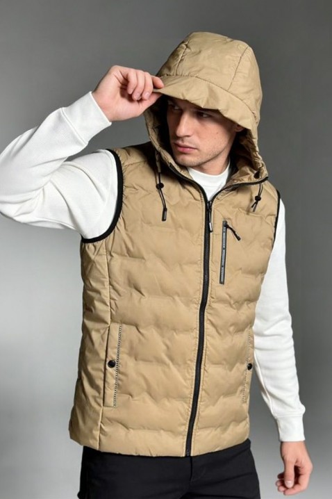 Muški prsluk RIKTOZ, Boja: bež, IVET.HR - MODERNA ODJEĆA