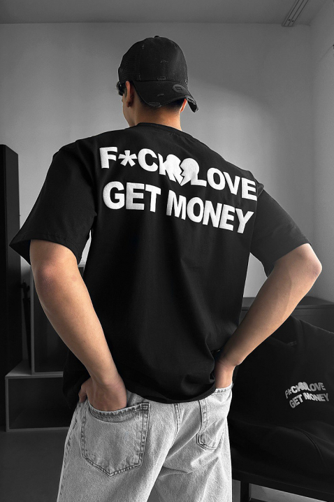 Muška majica FRONZO BLACK, Boja: crna, IVET.HR - MODERNA ODJEĆA