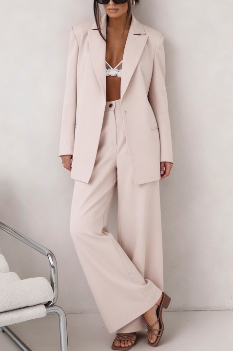 Komplet ELEGANVA ECRU, Boja: drap, IVET.HR - MODERNA ODJEĆA