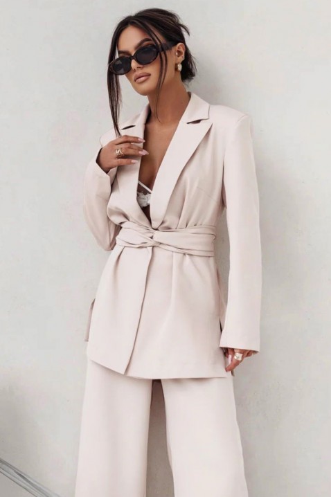 Komplet ELEGANVA ECRU, Boja: drap, IVET.HR - MODERNA ODJEĆA