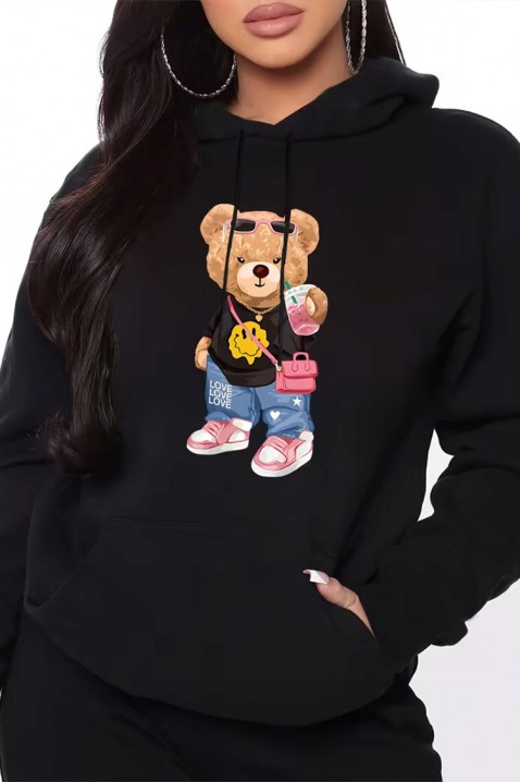 Dukserica MECHOLDA, Boja: crna, IVET.HR - MODERNA ODJEĆA