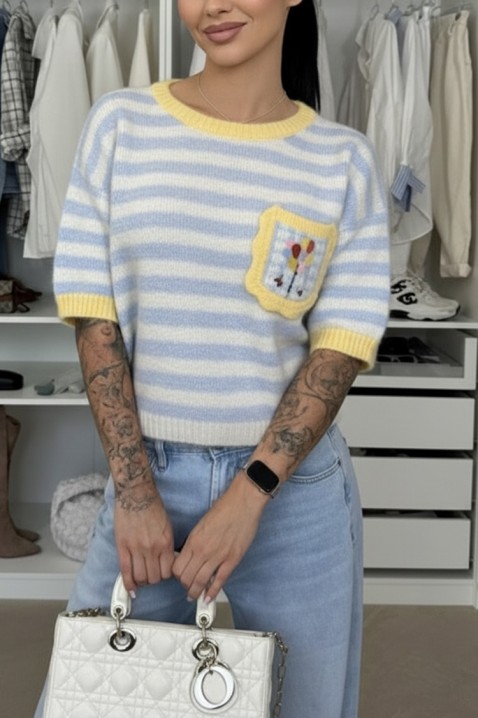 Džemper PLOLELONDA SKY, Boja: svijetlo plava, IVET.HR - MODERNA ODJEĆA