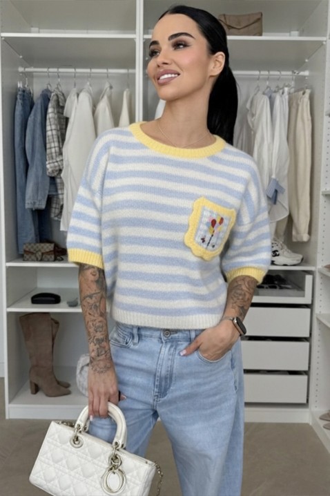 Džemper PLOLELONDA SKY, Boja: svijetlo plava, IVET.HR - MODERNA ODJEĆA