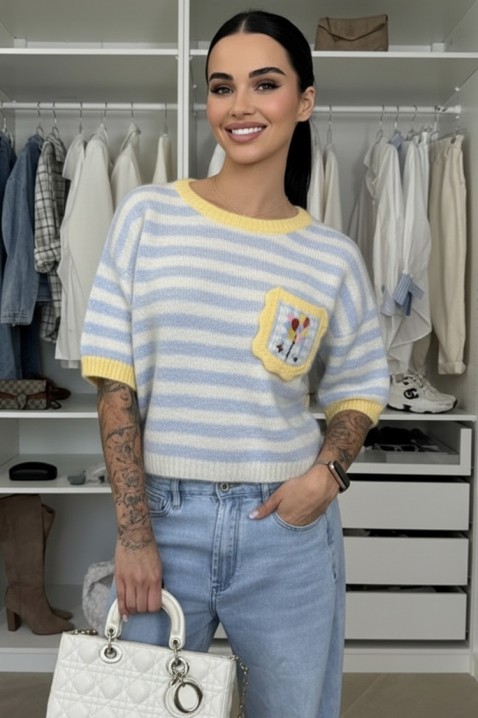 Džemper PLOLELONDA SKY, Boja: svijetlo plava, IVET.HR - MODERNA ODJEĆA