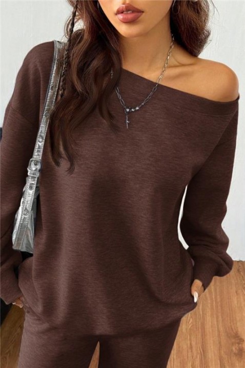 Komplet TAFERINA BROWN, Boja: smeđa, IVET.HR - MODERNA ODJEĆA