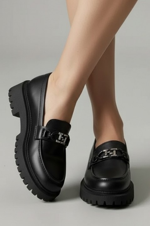 Ženske moksine TROVERLMA, Boja: crna, IVET.HR - MODERNA ODJEĆA