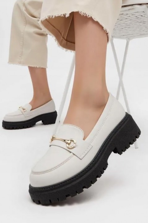 Ženske cipele KSIOVERLA ECRU, Boja: drap, IVET.HR - MODERNA ODJEĆA