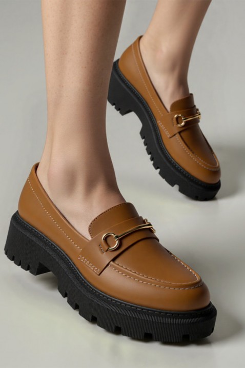 Ženske mokasine KSIOVERLA BROWN, Boja: svjetlosmeđa, IVET.HR - MODERNA ODJEĆA