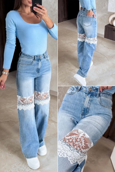 Traperice ZABRASKA, Boja: svijetlo plava, IVET.HR - MODERNA ODJEĆA