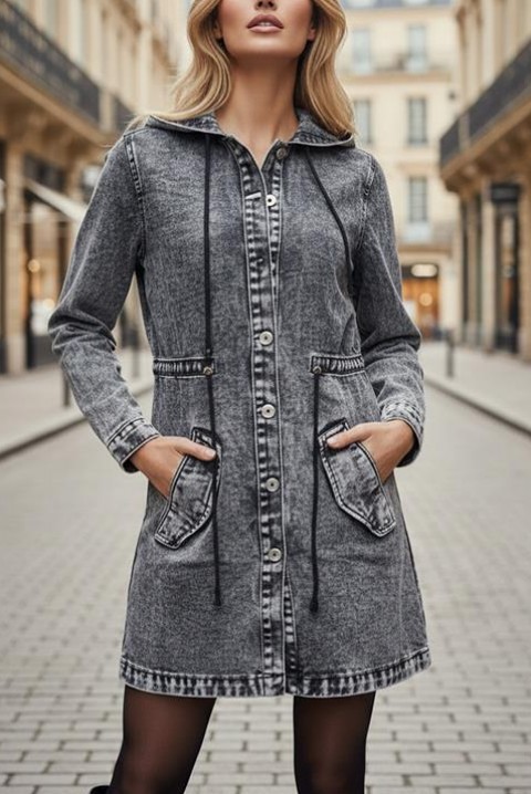 Teksas jakna ANREOLA, Boja: siva, IVET.HR - MODERNA ODJEĆA