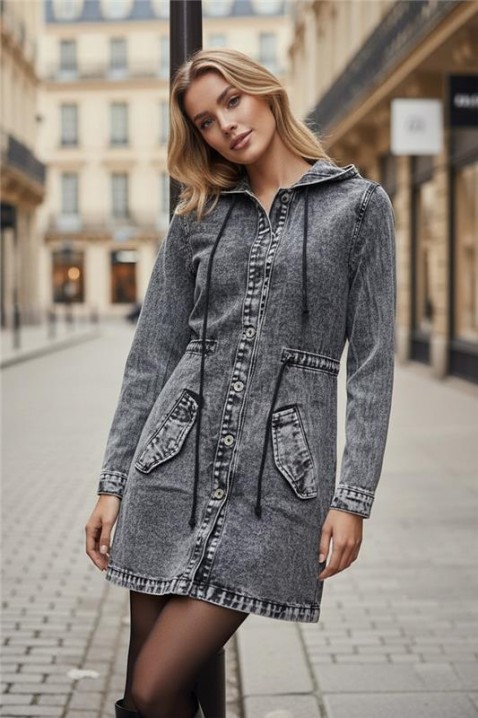 Teksas jakna ANREOLA, Boja: siva, IVET.HR - MODERNA ODJEĆA