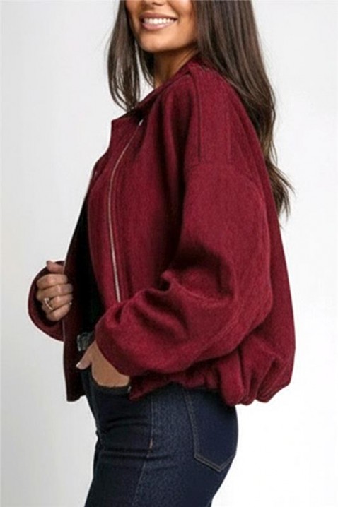 Jakna ZERLENDA BORDO, Boja: bordo, IVET.HR - MODERNA ODJEĆA