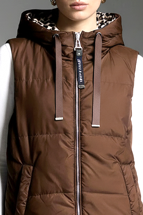 Prsluk CLERMONA BROWN, Boja: smeđa, IVET.HR - MODERNA ODJEĆA