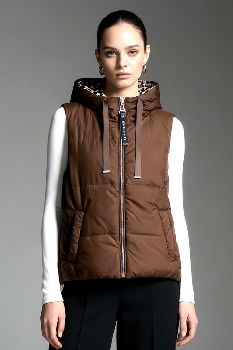 Prsluk CLERMONA BROWN, Boja: smeđa, IVET.HR - MODERNA ODJEĆA