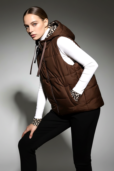 Prsluk CLERMONA BROWN, Boja: smeđa, IVET.HR - MODERNA ODJEĆA