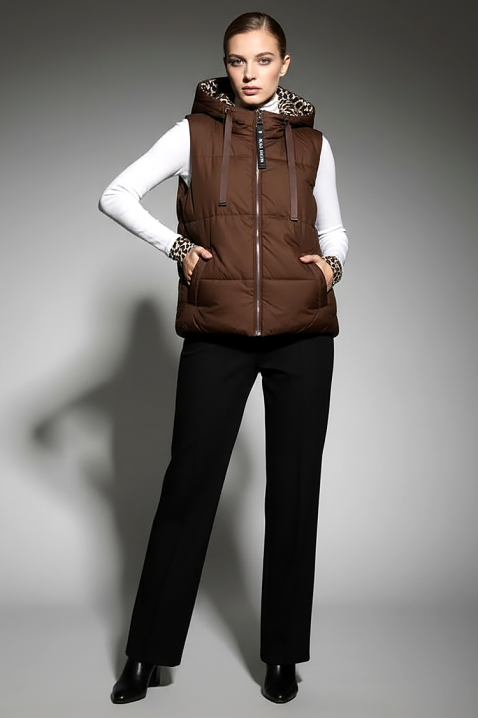 Prsluk CLERMONA BROWN, Boja: smeđa, IVET.HR - MODERNA ODJEĆA