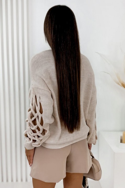 Kardigan JILENDA BEIGE, Boja: bijela, IVET.HR - MODERNA ODJEĆA