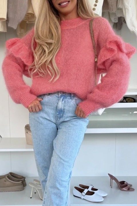 Džemper MEHORZA CORAL, Boja: koraljna, IVET.HR - MODERNA ODJEĆA