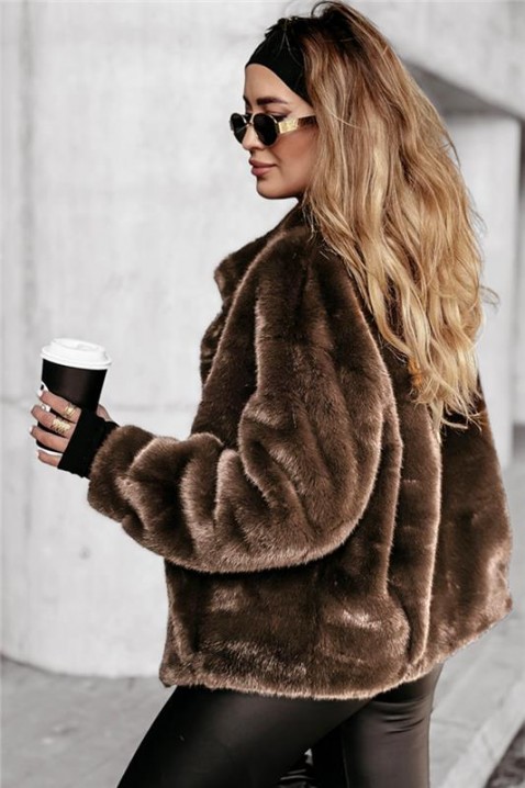 Jakna ISLANDA BROWN, Boja: smeđa, IVET.HR - MODERNA ODJEĆA