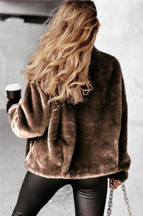 Jakna ISLANDA BROWN, Boja: smeđa, IVET.HR - MODERNA ODJEĆA